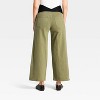 Over The Belly Sailor Wide Leg Maternity Jeans - Isabel Maternity by Ingrid & Isabel™ Olive Green - 2 of 4