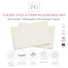 Classic Cool & Crisp 100% Cotton Percale Pillow Case Set - 2 of 3