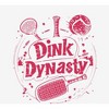 Pickleball "Dink Dynasty" Adult Crew Neck Long Sleeve Tee - 2 of 2