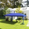 DSVIMOY 10'*20' Pop Up Canopy Tent, Outdoor Instant Gazebo Sun Shade Shelter for Catering, Wedding, Blue, 230.4"*116.4"*106.8" - 4 of 4