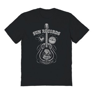 Sun Records Men's Acoustic Sun Studios Short Sleeve Graphic Cotton T-Shirt - 1 of 1