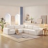 147" Oversized Modular L-Shaped Sectional Sofa, No Assembly Required, Terrycloth Upholstery 5-Piece Free Combination Couch - 4 of 4