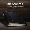 Bellagio-Italia CD/DVD Storage Binder - Black - Leather - 144-Disc Capacity - 4 of 4