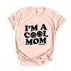 Simply Sage Market S.W.Smiley I'm A Cool Mom Smiley Face Short Sleeve Tee - 2 of 4