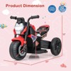 Infans 2-in-1 Kids Electric Motorcycle w/Detachable Training Wheels Headlight & Horn - 2 of 4