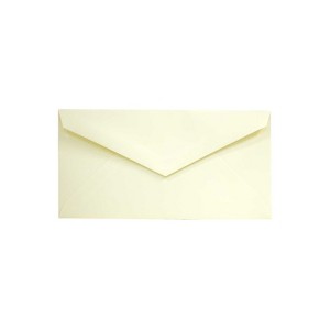 JAM Paper Monarch Open End Invitation Envelope 3 7/8" x 7 1/2" Ivory 500/Pack (3197718H) - 1 of 4