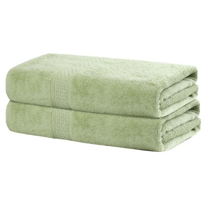 Unique Bargains Soft Absorbent Quick Dry Bath Towels 2 Pcs