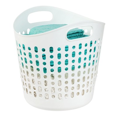 Sterilite Ultra Easy Carry Plastic Dirty Clothes Laundry Basket Hamper ...