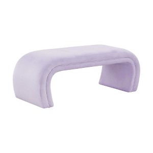 TOV Furniture Kenya Velvet Bench - 1 of 4