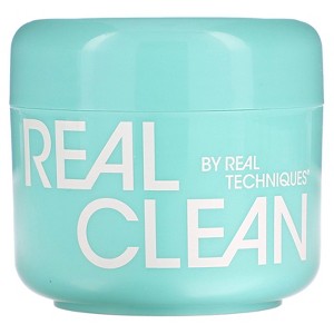 Real Techniques Real Clean Face Erase Makeup Removing Balm, Hydrating Makeup Cleansing Balm, Remove Stubborn Makeup, Hyaluronic Acid Moisturizes & - 1 of 3