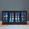 Okak Display Cabinet, Curio Cabinet with 4 Vintage Design Glass Doors，Storage Cabinet for Living Room, Bedrooom, Office - 4 of 4