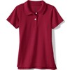 Lands' End School Uniform Kids Short Sleeve Feminine Fit Interlock Polo Shirt - 3 of 4