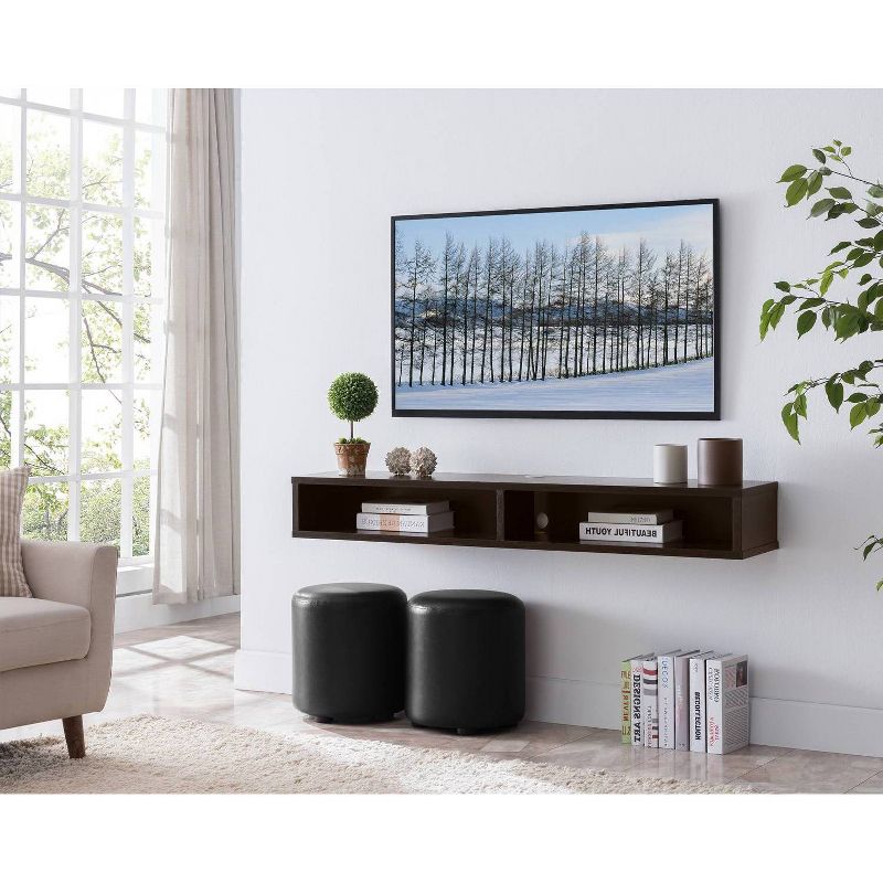 Eglantine Floating Console TV Stand for TVs up to 60" - miBasics, 6 of 9