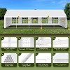 Outdoor Gazebo Tent for Events , Removable Sidewalls, 3 Storage Bags, Waterproof, Easy Setup, Ideal for Backyard Parties, Weddings - 3 of 4