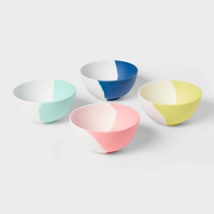 4pk 24 fl oz Cereal Bowl Set Ivory - Sun Squad™ - 1 of 3