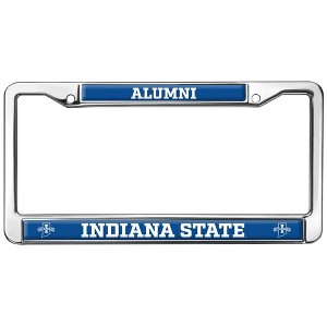 Indiana State Alumni Logo Full Size Standard License Plate Metal Frame - 1 of 4
