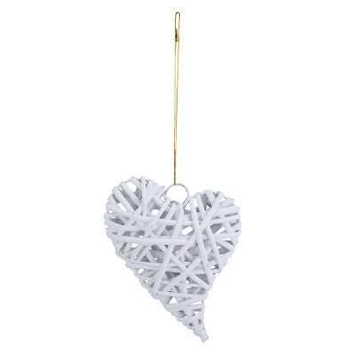 Beachcombers Small Wicker Heart Ornament