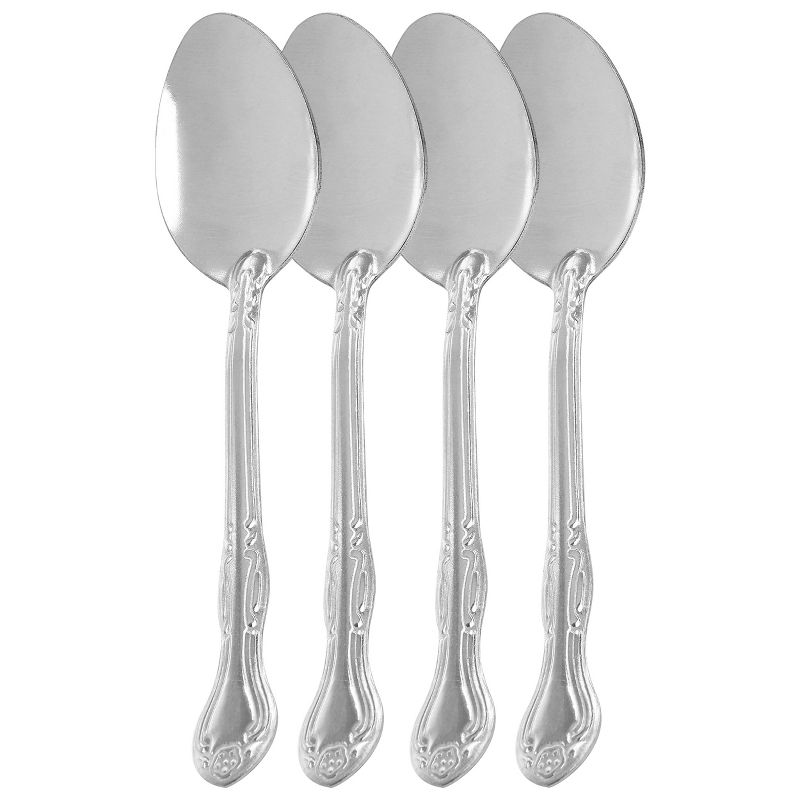 Gibson Home Abbie 4 Piece Stainless Steel Dinner Spoon Set, 1 of 6