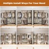 Aheaplus 80.5"-120" Reach In Closet System with 6 Drawers - 3 of 4