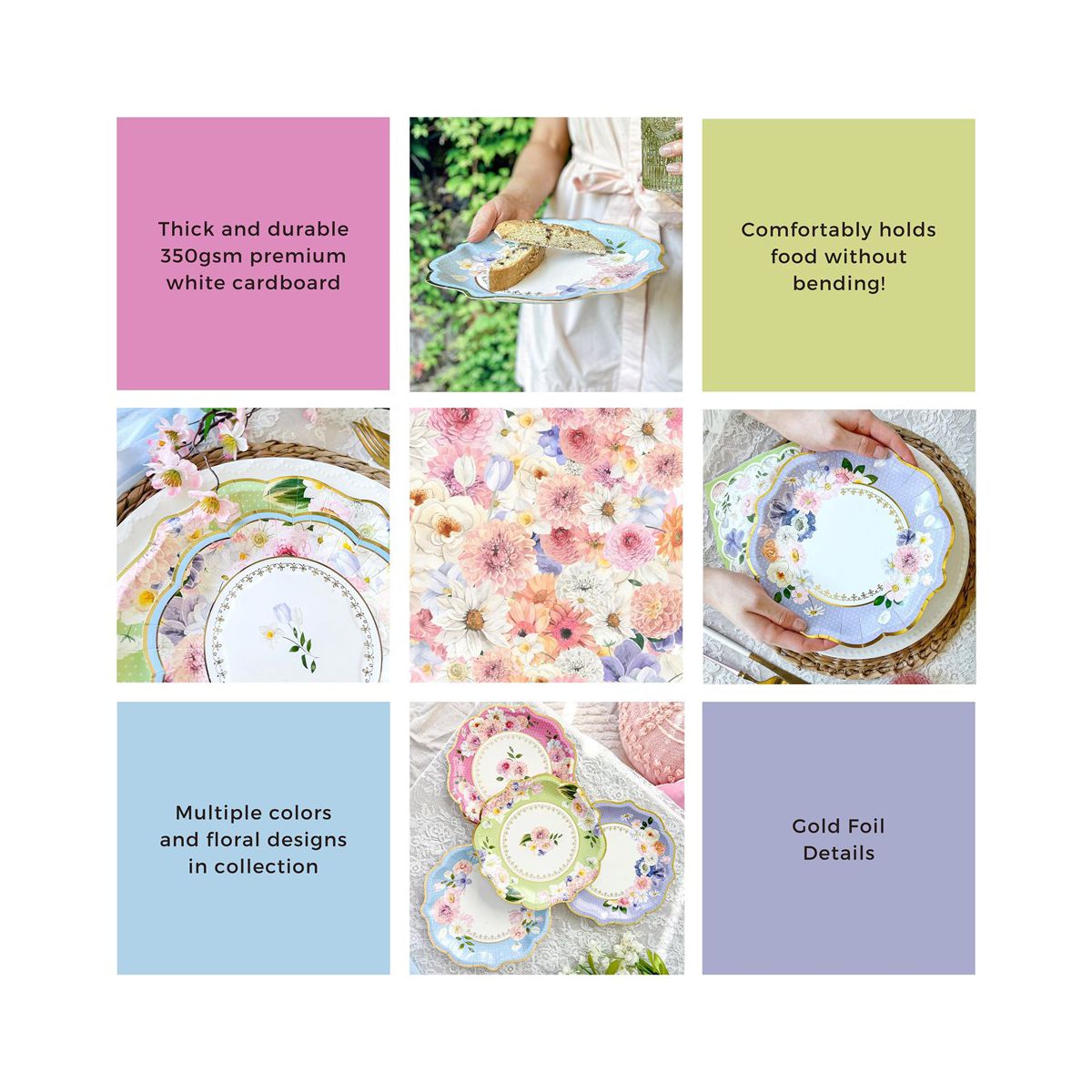 Kate Aspen Tea Time Party 62 Piece Party Tableware Set (16 Guests) | 00246NA-KIT - thumbnail 5