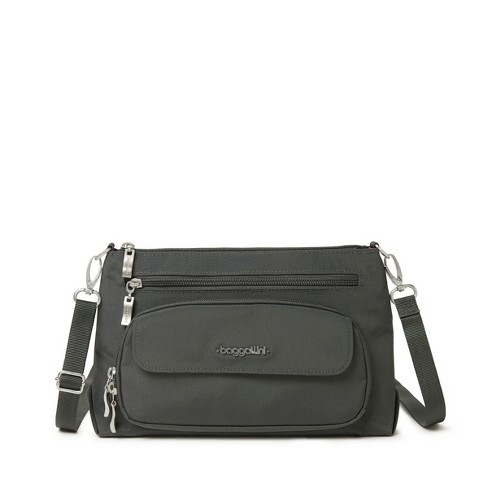 baggallini Original Everyday Bag RFID Crossbody Bag - CHARCOAL