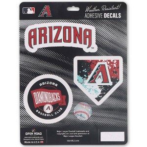 MLB Arizona Diamondbacks Sticker Decal - 3pk - 1 of 4