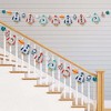 Big Dot of Happiness Blast Off to Outer Space - Rocket Ship Baby Shower or Birthday Party DIY Decorations - Clothespin Garland Banner - 44 Pieces - 2 of 4