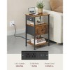 VASAGLE Nightstand with Charging Station, Side Table, End Table - 4 of 4