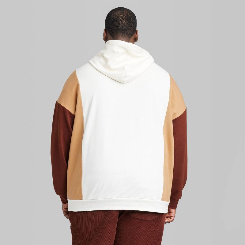 Men's Big & Tall Colorblock Pullover Sweatshirt - Original Use™ Tan, 3 of 4