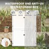 Resin Storage Shed, 65Cu Ft Outdoor Storage Cabinet Waterproof, Outdoor Storage Box for Patio Tools, Sofa Cushion, Lawn Mower and Garbage Cans - 3 of 4