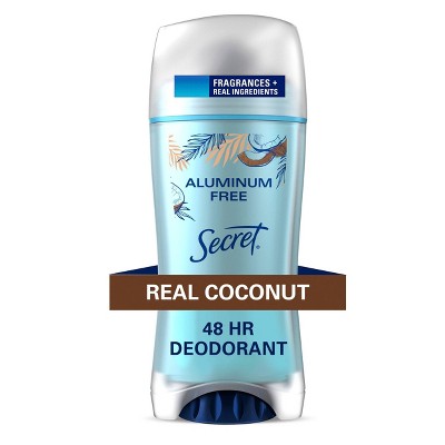 Secret Aluminum Free Deodorant for Women - Coconut - 2.4oz