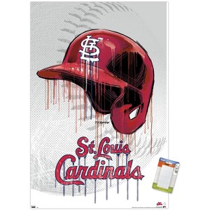 Trends International MLB St. Louis Cardinals - Drip Helmet 20 Unframed Wall Poster Prints - 1 of 4