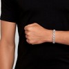 Adornia Men's 10mm Cuban Edge Chain Bracelet with CZ - 2 of 2