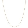 Black Bow Jewelry 0.5mm, 14k Yellow Gold, Curb Chain Necklace - 3 of 4