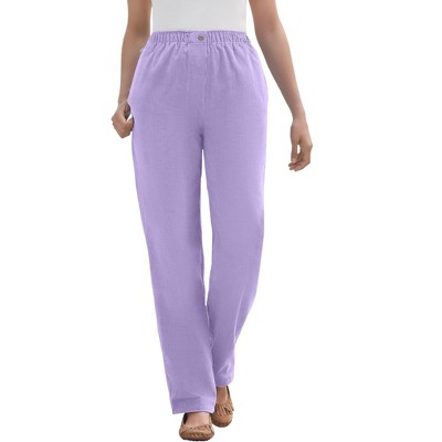 Woman Within Women's Plus Size 7-Day Corduroy Straight-Leg Pant