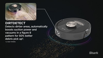 Black Cordless Bagless Robot Vacuum with HEPA Filter for Pets