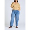 ELOQUII Women's Plus Size Round Neckline Slouchy Sweater - 4 of 4