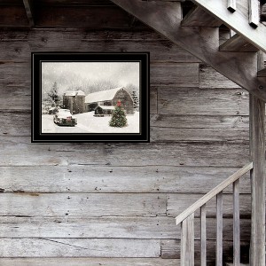 YOOCOZZ Xmas Trendy Decoration - "Farmhouse Christmas" Framed Wall Art, Modern Home Decor Framed Print, Wall Decoration by Lori Deiter - 1 of 4