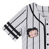 Ladies Betty Boop Baseball Jersey - Betty Boop, Bonnie , Margie, and Mae Mesh Button Down Baseball Jersey - Betty Boop Vintage Shirt - 3 of 4