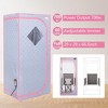 Portable Sauna Sauna for Home,Timer, Chair Included, Home Sauna Spa Tent for Detox Relaxation, Grey - 4 of 4