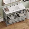 Bella Depot 36'' Bathroom Vanity with Ceramic Sink Tip-Out Tray and 2 Full-Extension Drawers - 2 of 4