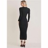 VENUS Womens Ribbed Maxi Sweater Dress - 2 of 4