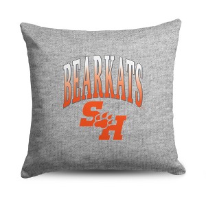 NCAA Sam Houston State Bearkats 16" Heather Gray Sweatshirt Pillow - 1 of 4