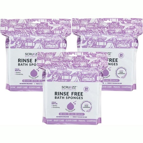 Scscrubzz No Rinse Bath Wipes For Adults Bathing, Adult Rinse Free Bath