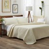 Cosy House Collection Luxury Rayon Derived from Bamboo 3-Piece Quilt Set - 3 of 4