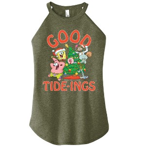 Women's - SpongeBob SquarePants - Good Tide Graphic High Neck Tank - 1 of 4