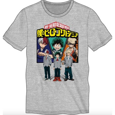 My Hero Academia Characters Crew Neck Short-sleeve T-shirt : Target