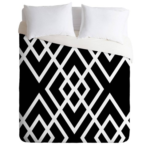 Christian Siriano 3pc Full/queen Ny Mimic Comforter Set Black/white : Target