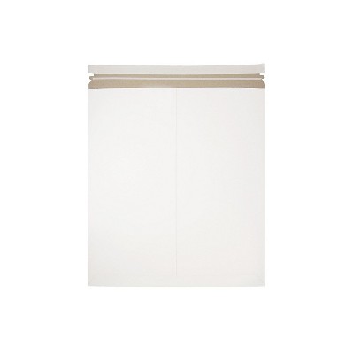 JAM Paper Stay-Flat Photo Mailer Stiff Envelopes w/Self-Adhesive Closure 17x21 7PSW