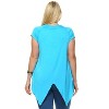 Women's Plus Size Embellished V-Neck Fenella Tunic Top - White Mark - 2 of 3